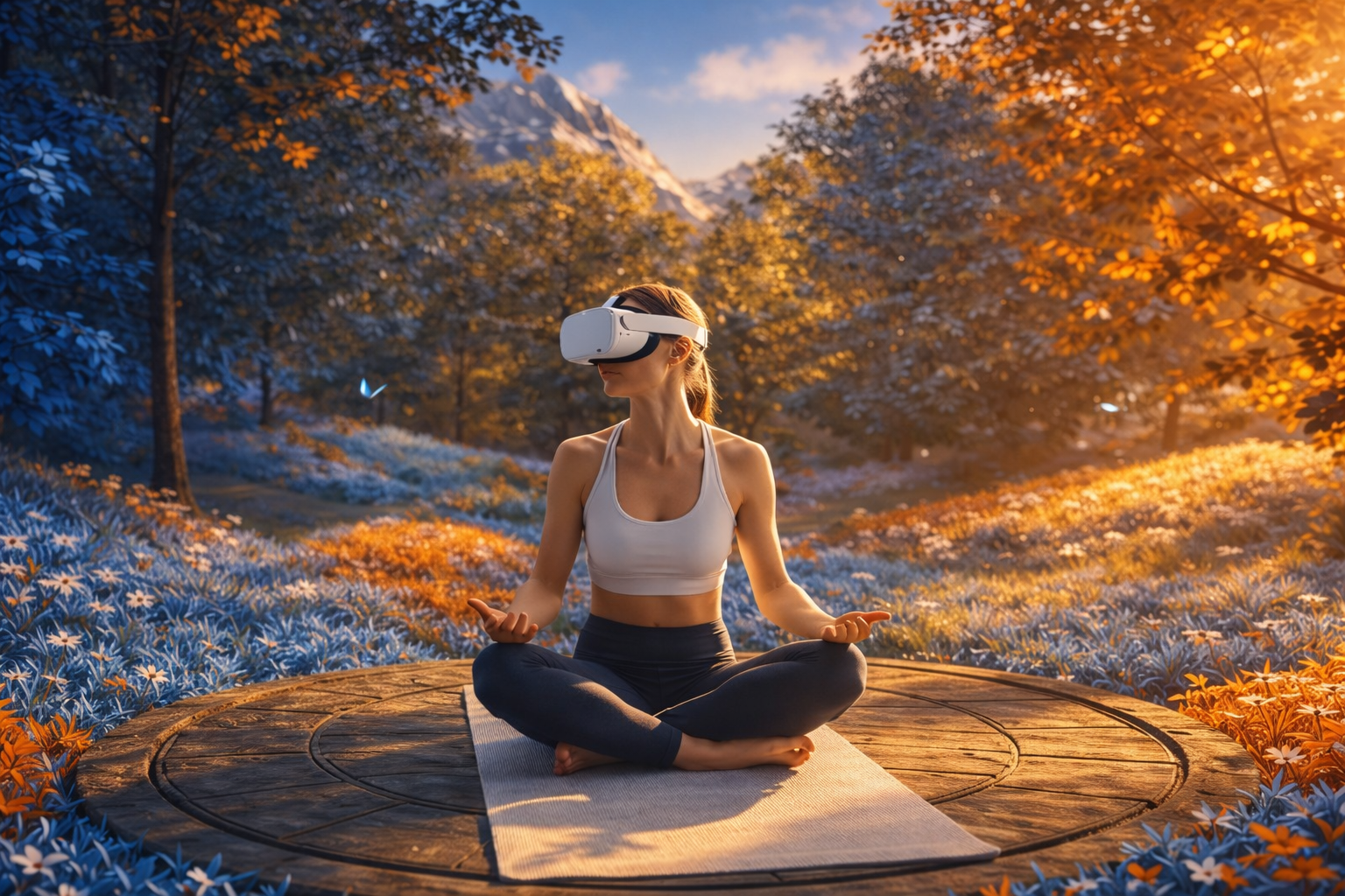 Clinical publication visual for mindfulness study