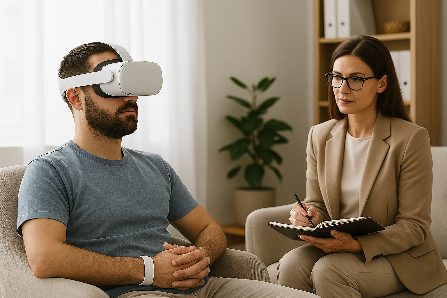 Clinical publication visual for anxiety study